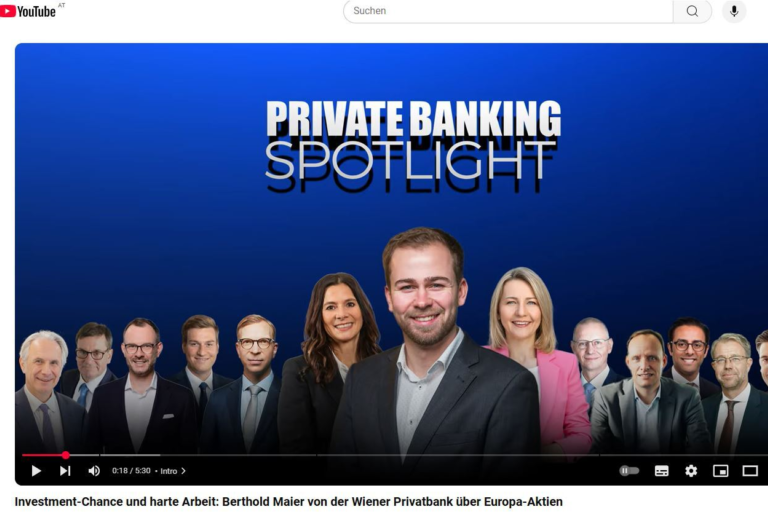 Thumbnail YouTube Private Banking Spotlight mit IGruppe an Interviewgebern
